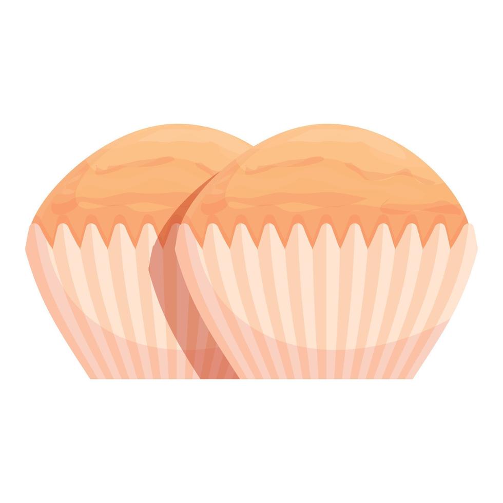 vector de dibujos animados de icono de cupcake español. cocina comida