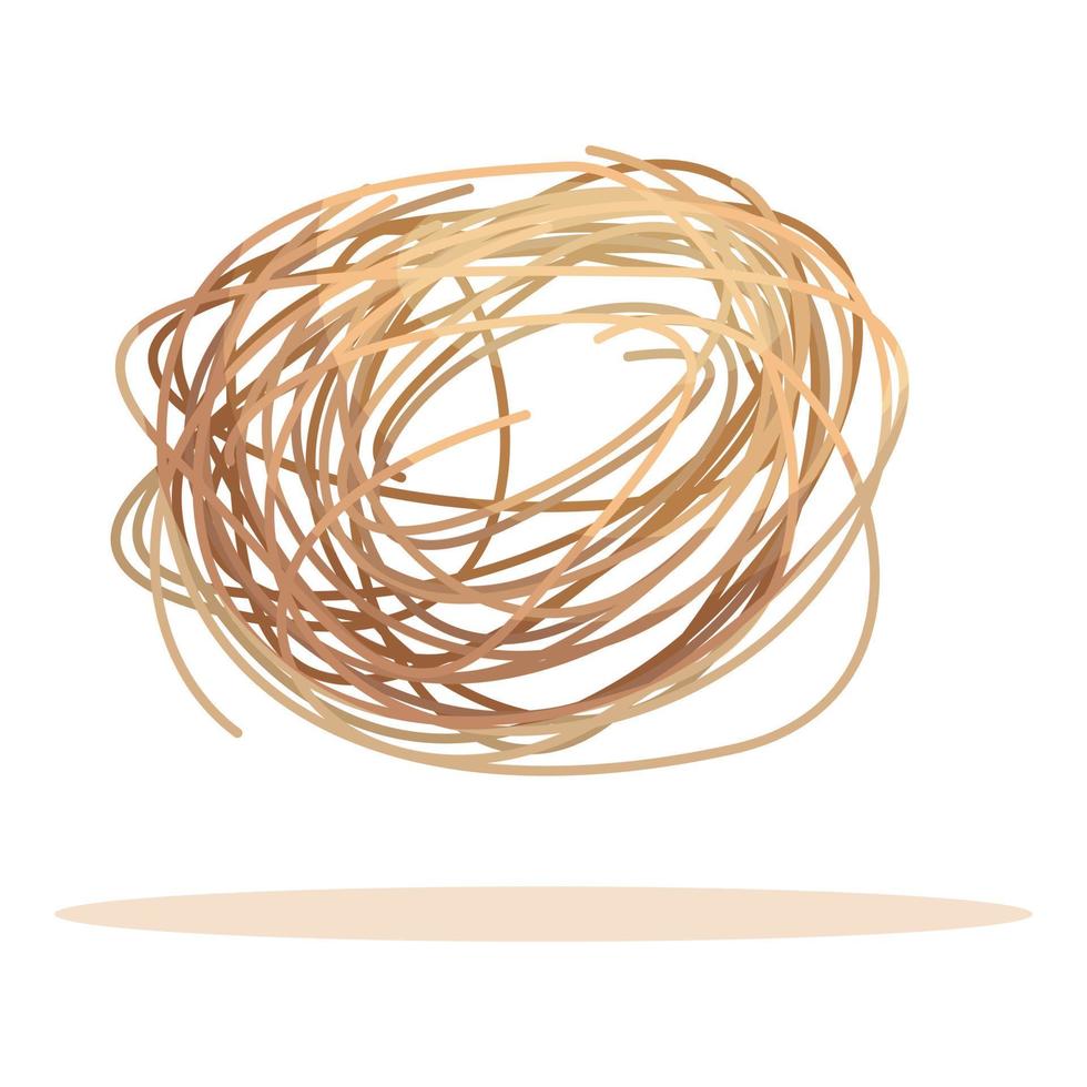 Blowing tumbleweed icon cartoon vector. Desert weed vector