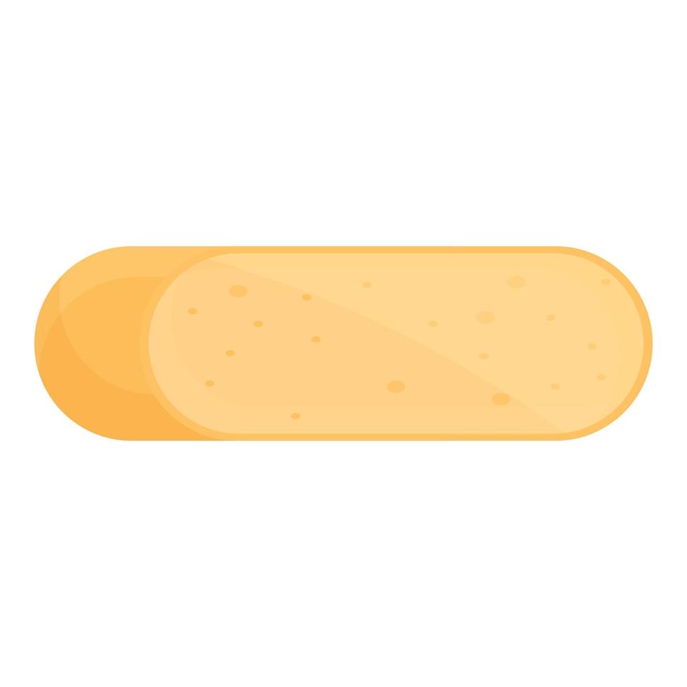 Gouda cheese icon cartoon vector. Food board vector
