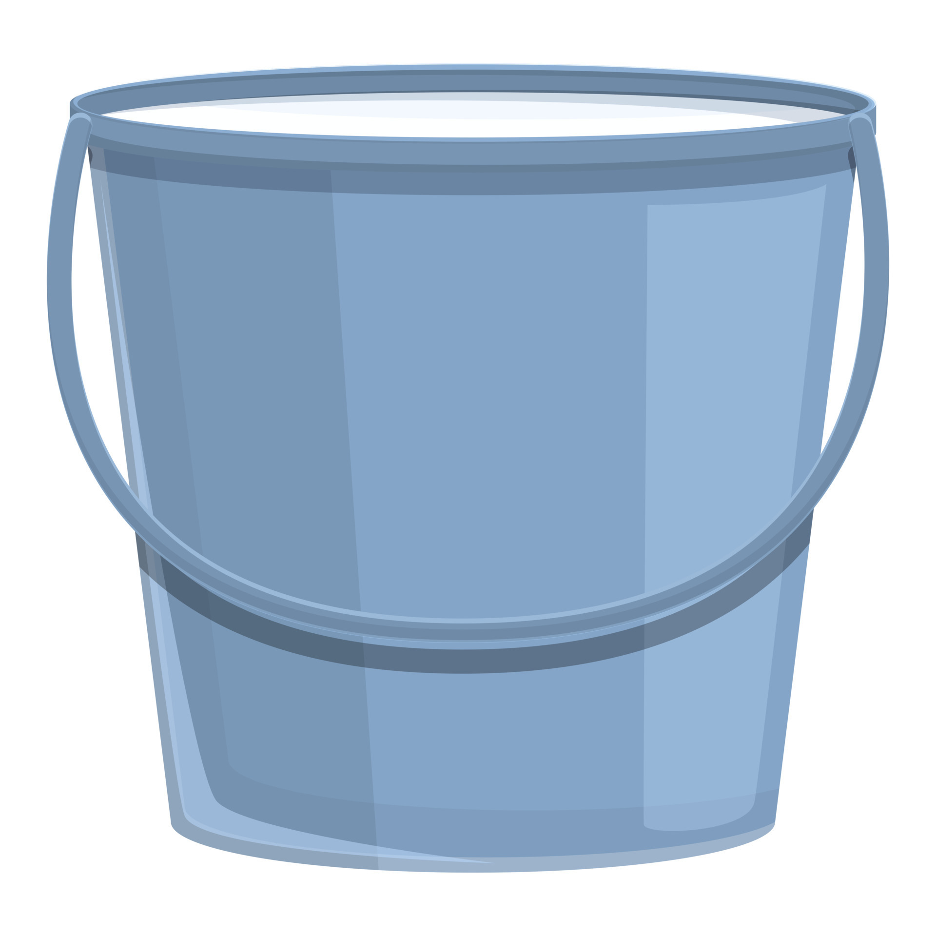 Milk bucket icon, cartoon style 14307889 Vector Art at Vecteezy