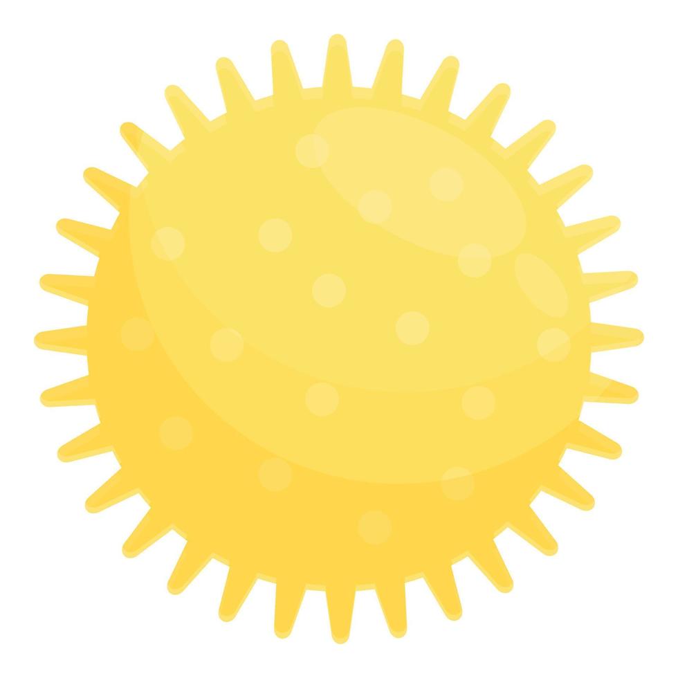 Sun dog ball icon cartoon vector. Cat food vector