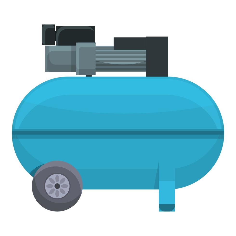 Cold compressor icon, cartoon style vector