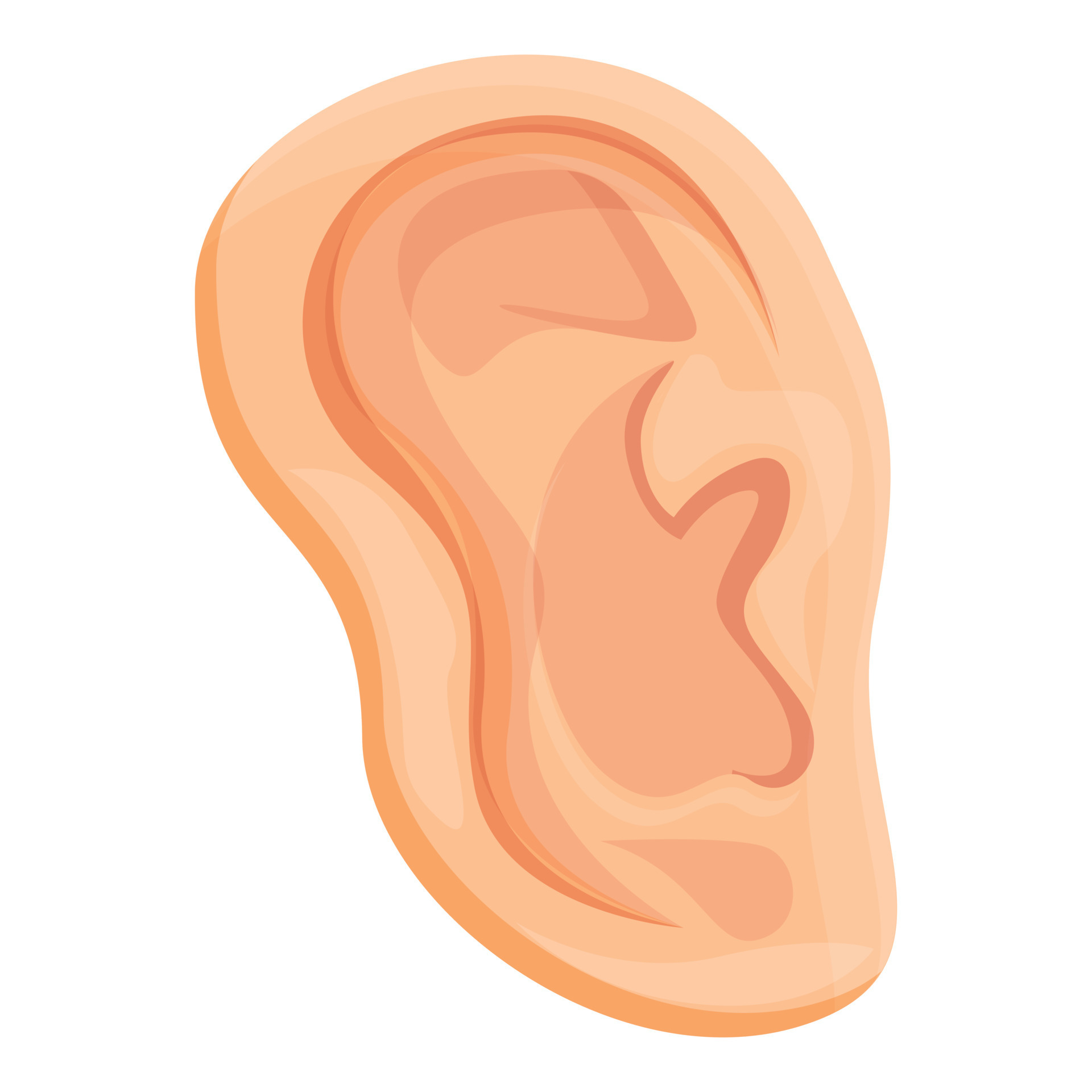 icono de órgano del cuerpo del oído, estilo de dibujos animados 14308137  Vector en Vecteezy