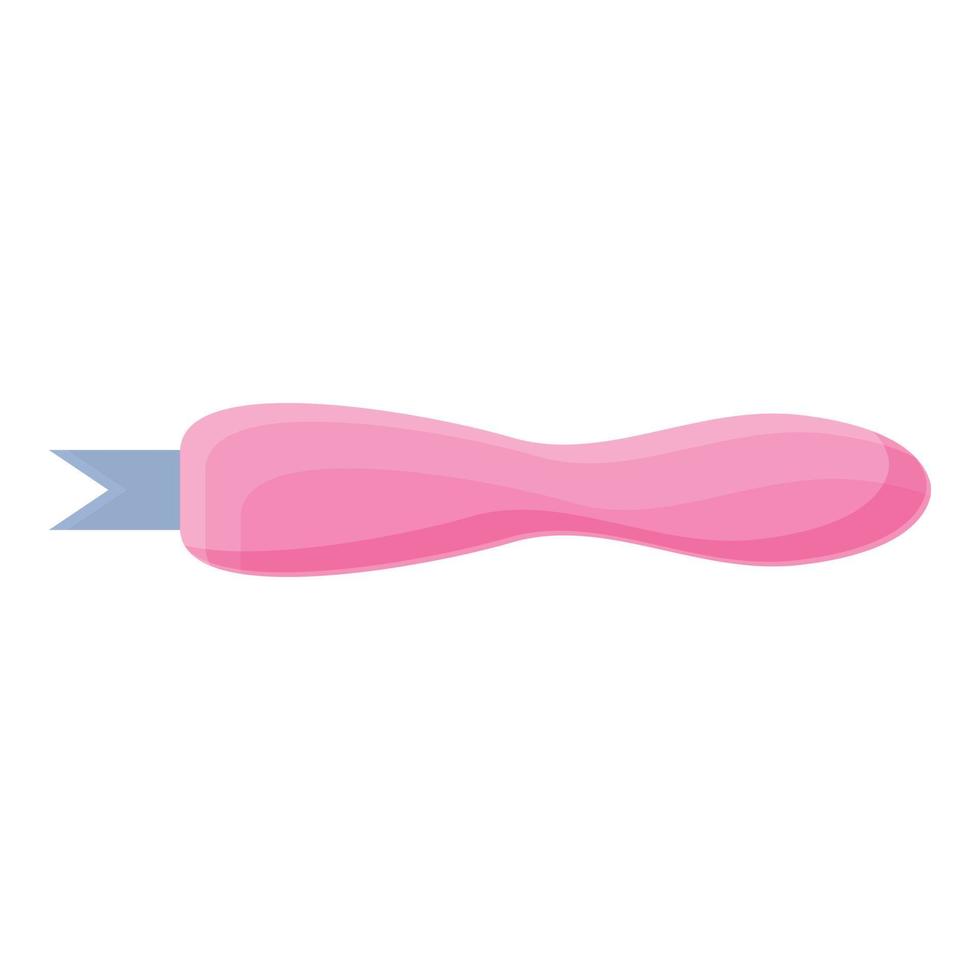 Nail cutter icon, cartoon style vector