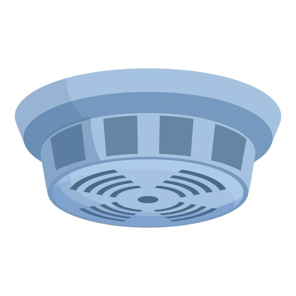 Smoke sensor icon cartoon vector. Fire alarm vector