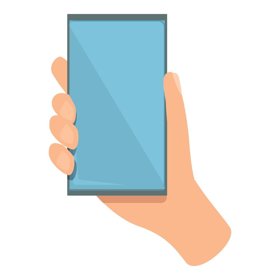 Mobile smartphone icon cartoon vector. Phone screen vector