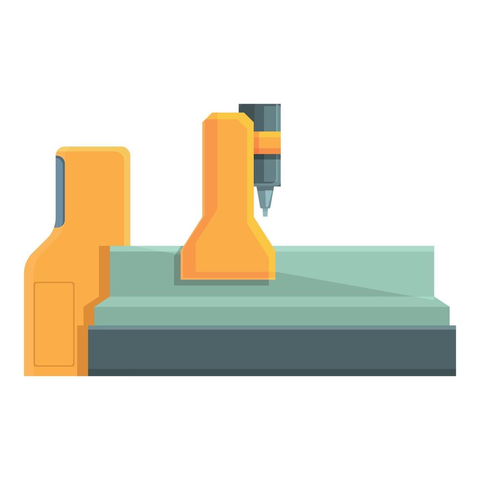 Arm robot machine icon cartoon vector. Factory industry vector