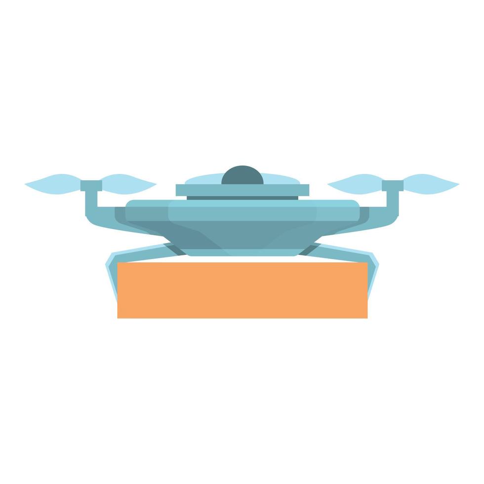 Drone technology smart icon, cartoon style vector