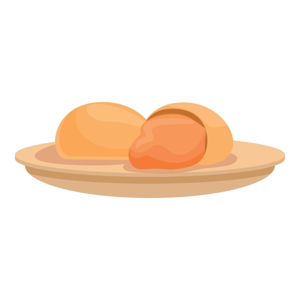 Sauce bakery icon cartoon vector. Austrian food vector