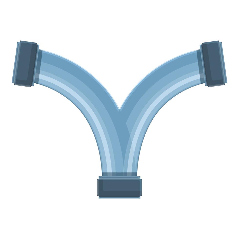 Sink pipe icon, cartoon style vector