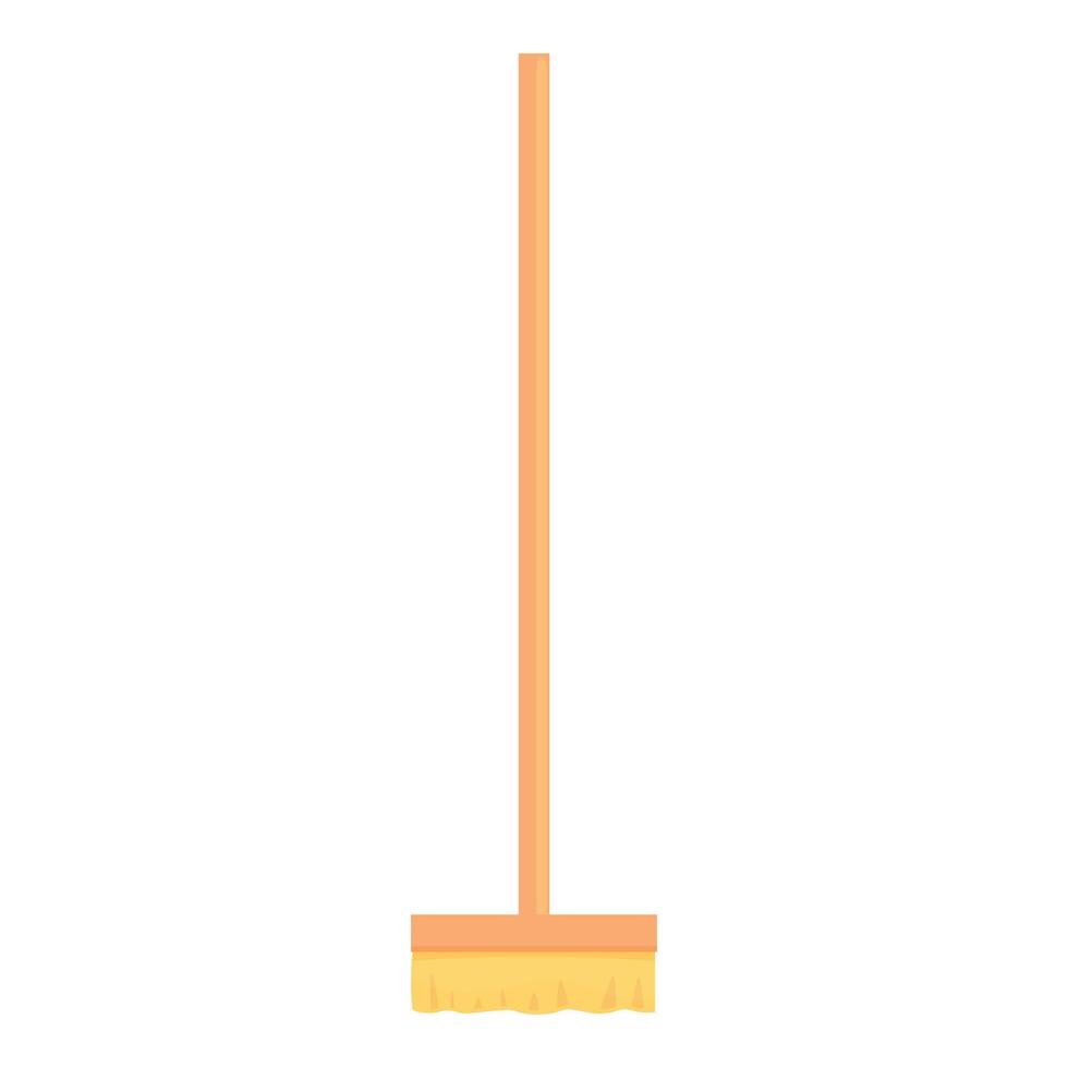 Mop brush icon cartoon vector. Cleaning tool vector