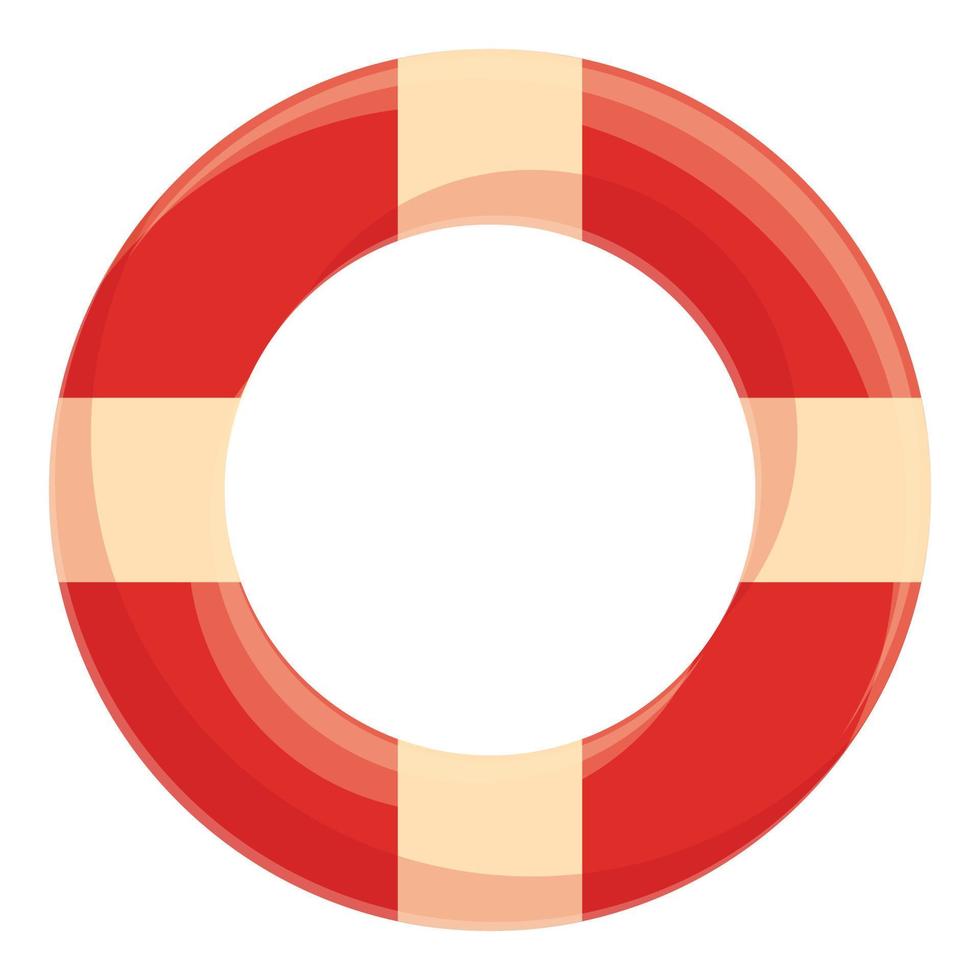 Ocean lifebuoy icon cartoon vector. Water sea vector