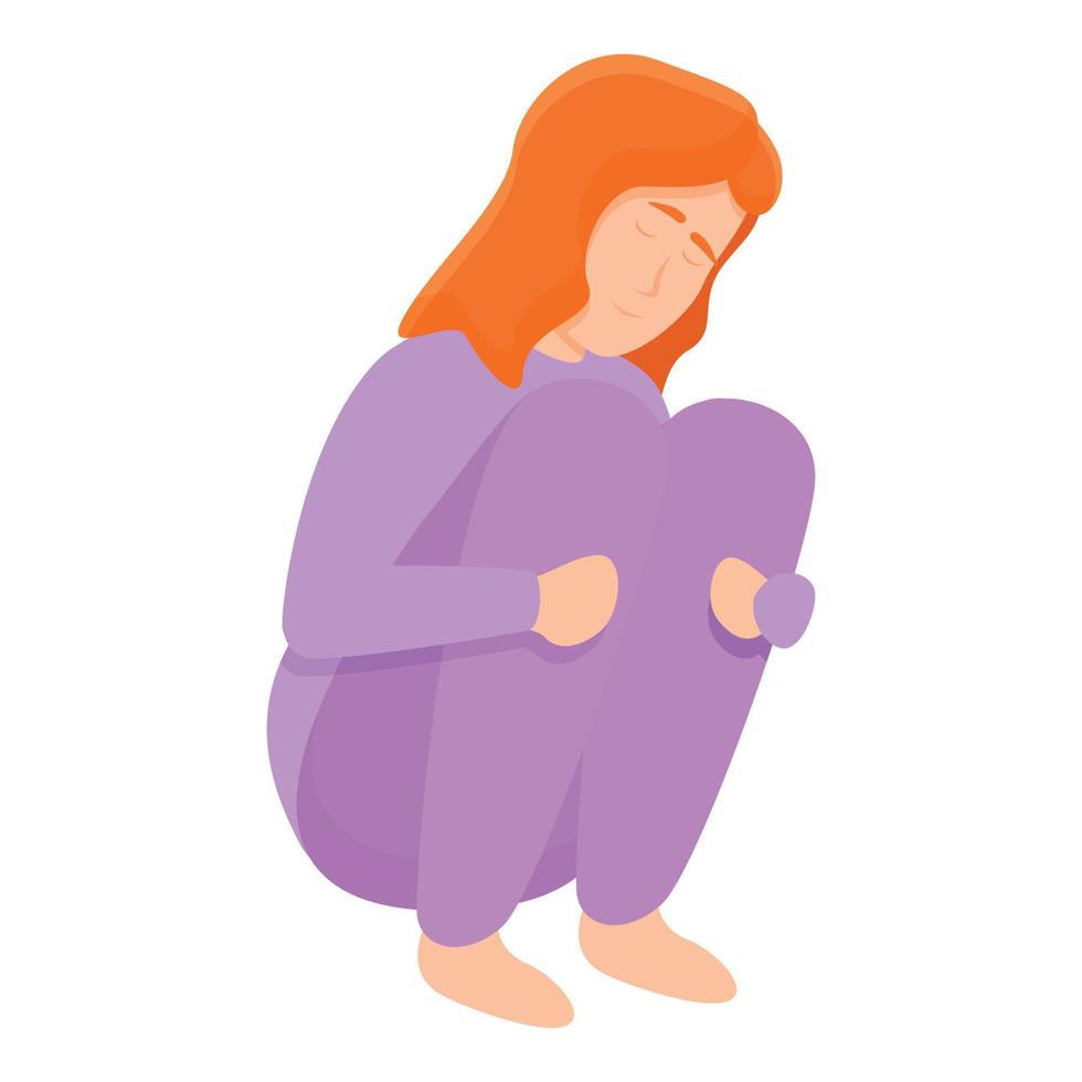 Self care clothing icon, cartoon style vector