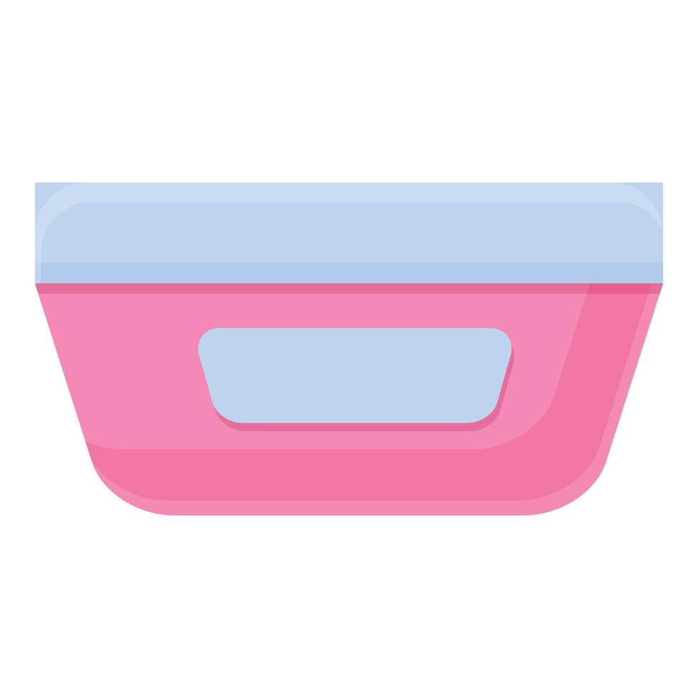 Manicure cream icon, cartoon style vector