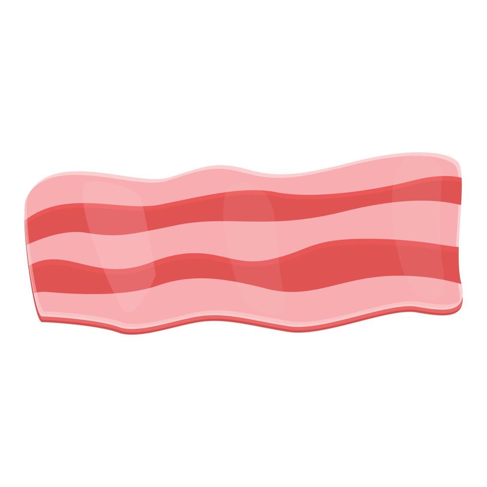 Bacon bbq icon, cartoon style vector