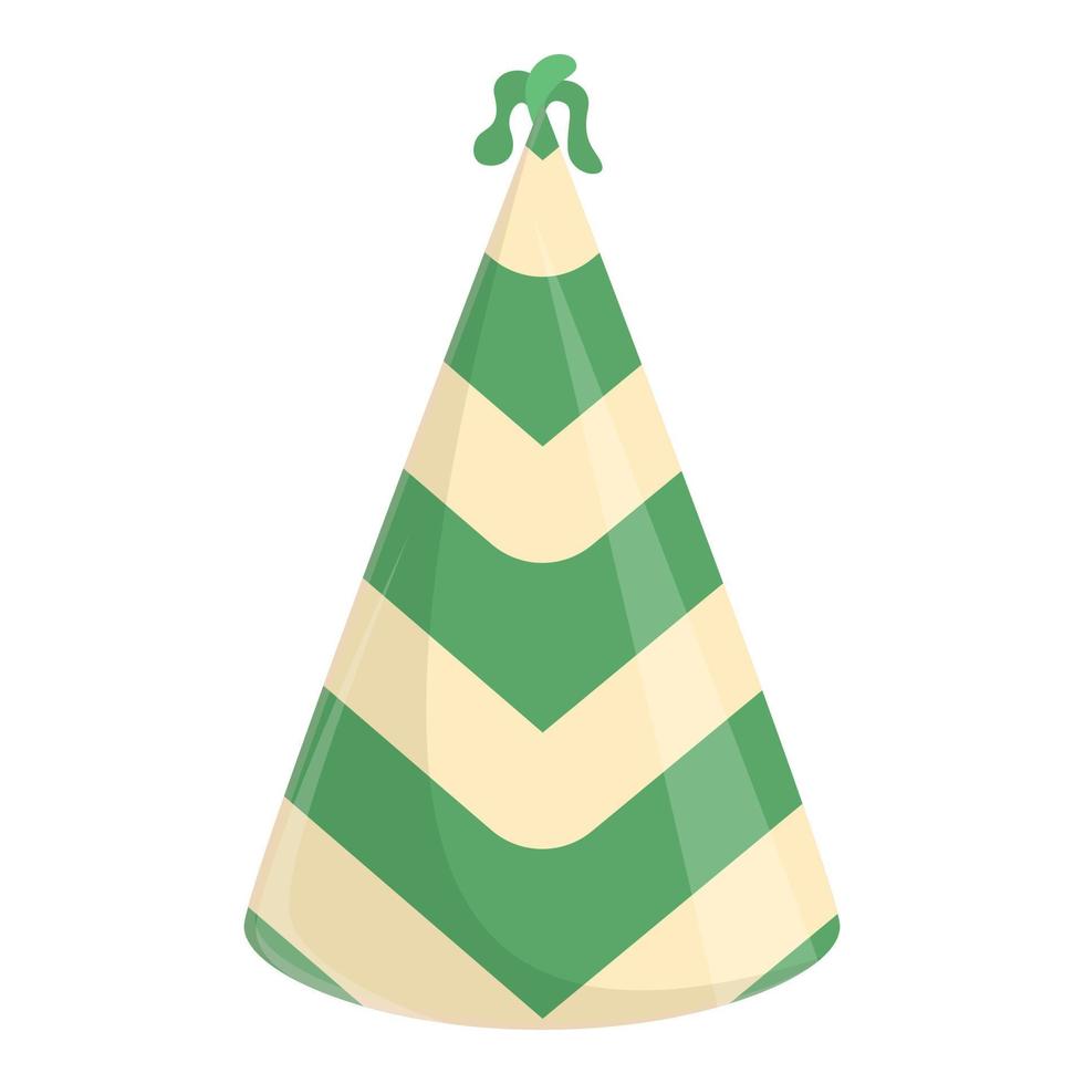 Party hat icon, cartoon style vector