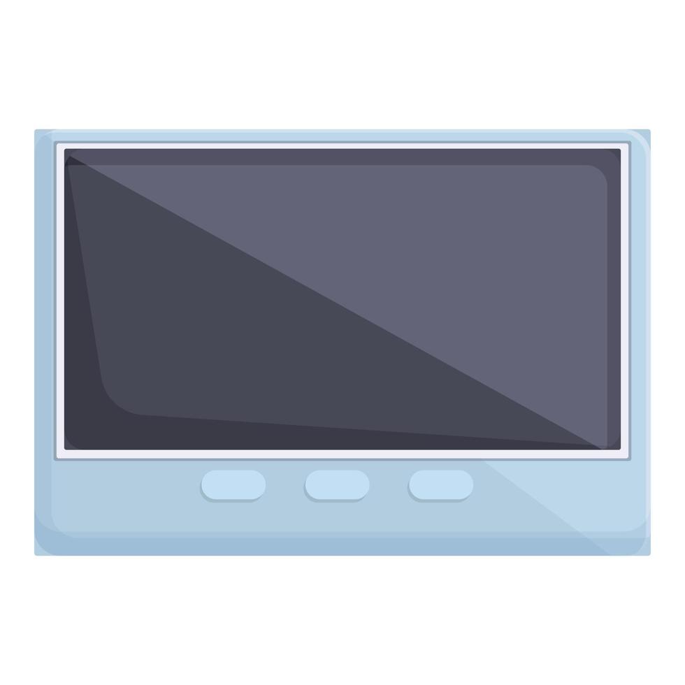 Smart intercom icon cartoon vector. Door system vector