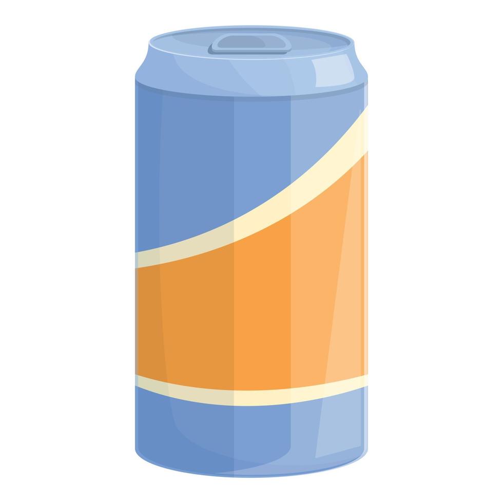 Soda tin can icon cartoon vector. Drink aluminum vector
