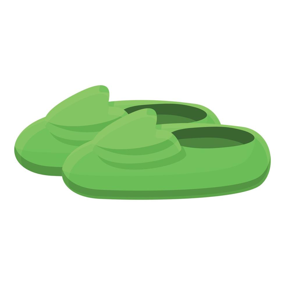 icono de zapatillas para niños, estilo de dibujos animados vector