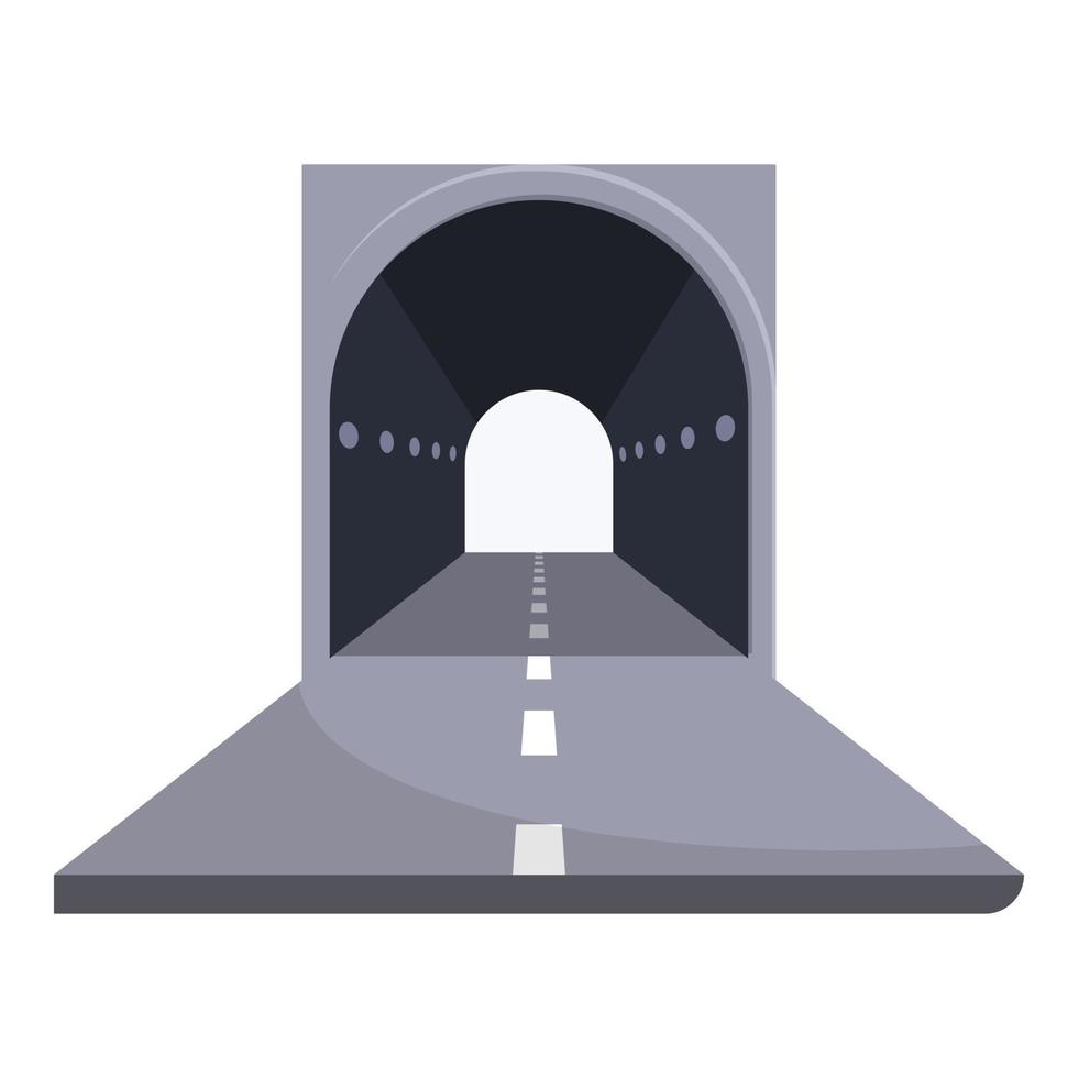 High tunnel icon, cartoon style vector