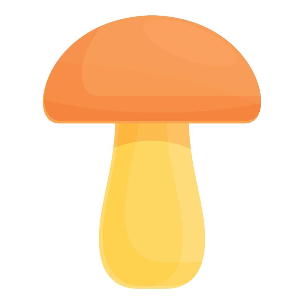 icono de vitamina de hongo, estilo de dibujos animados vector