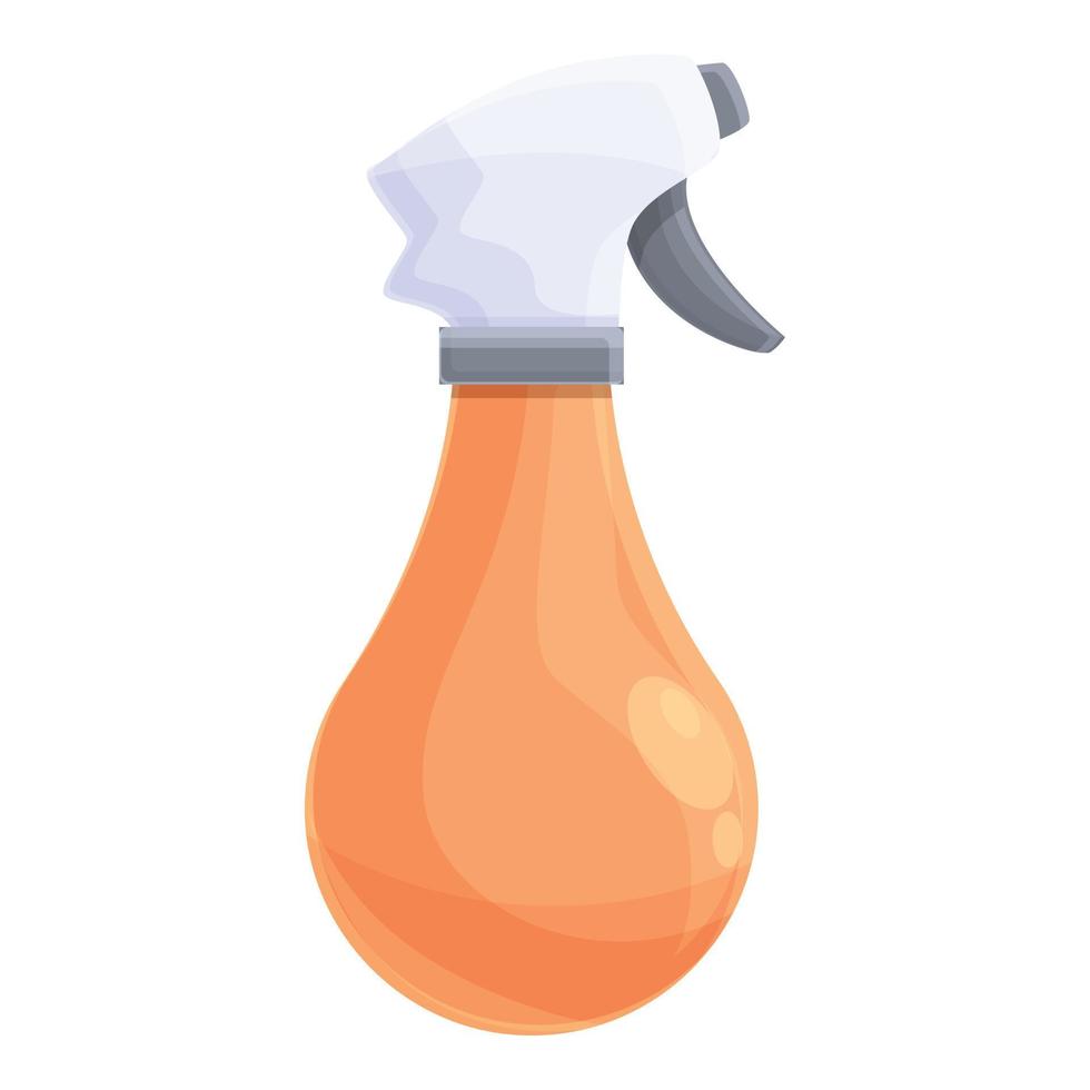 Spray for parquet icon, cartoon style vector