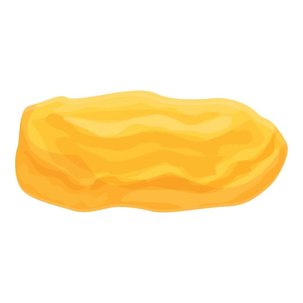 Dry gold grapes icon cartoon vector. Raisin fruit vector