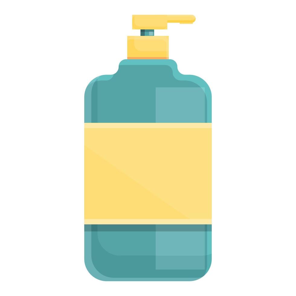 Sunscreen icon, cartoon style vector