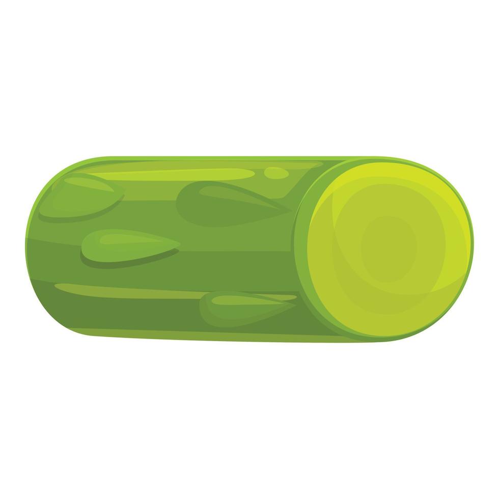 Garden asparagus icon, cartoon style vector