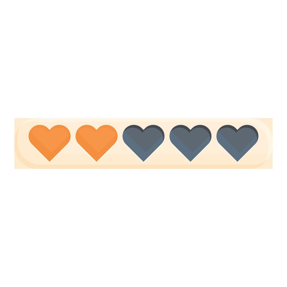 Heart satisfaction icon cartoon vector. Customer client vector