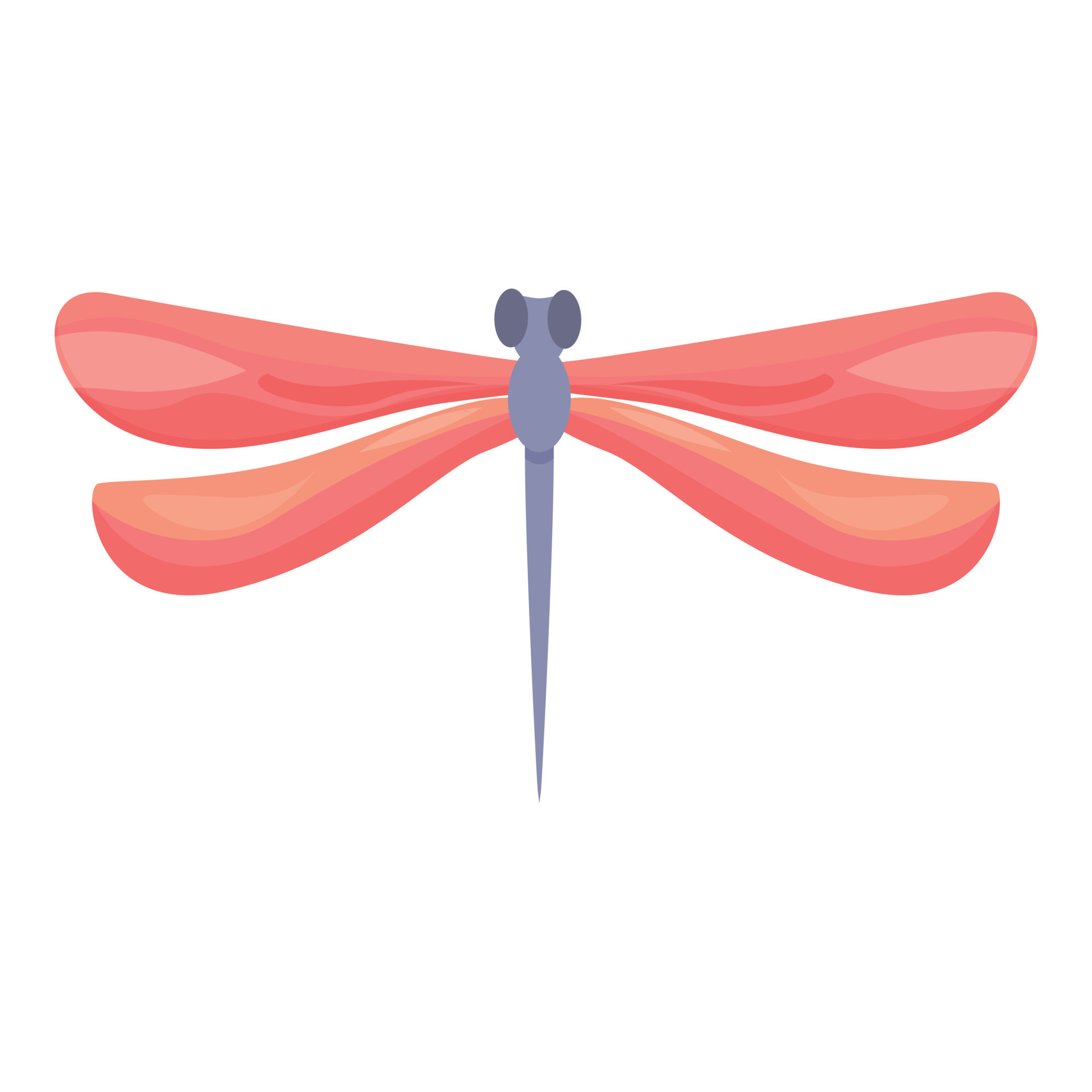 Red dragonfly icon cartoon vector. Wing bug 14309279 Vector Art at Vecteezy