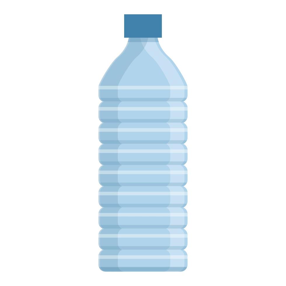 icono de botella de bebida, estilo de dibujos animados vector