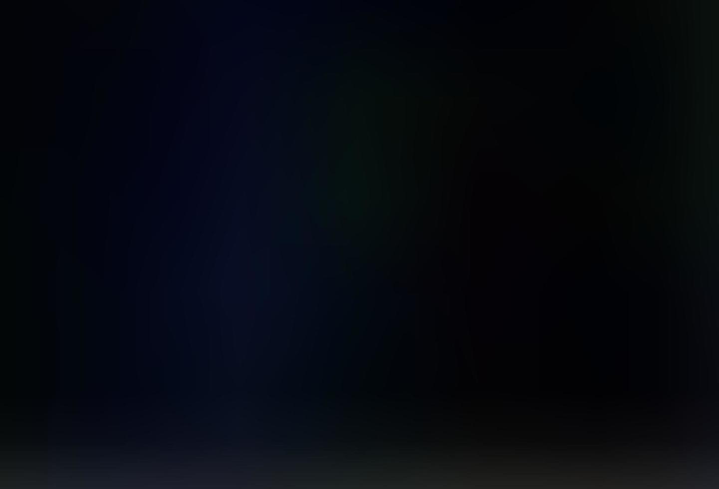 Dark Black vector bokeh template.