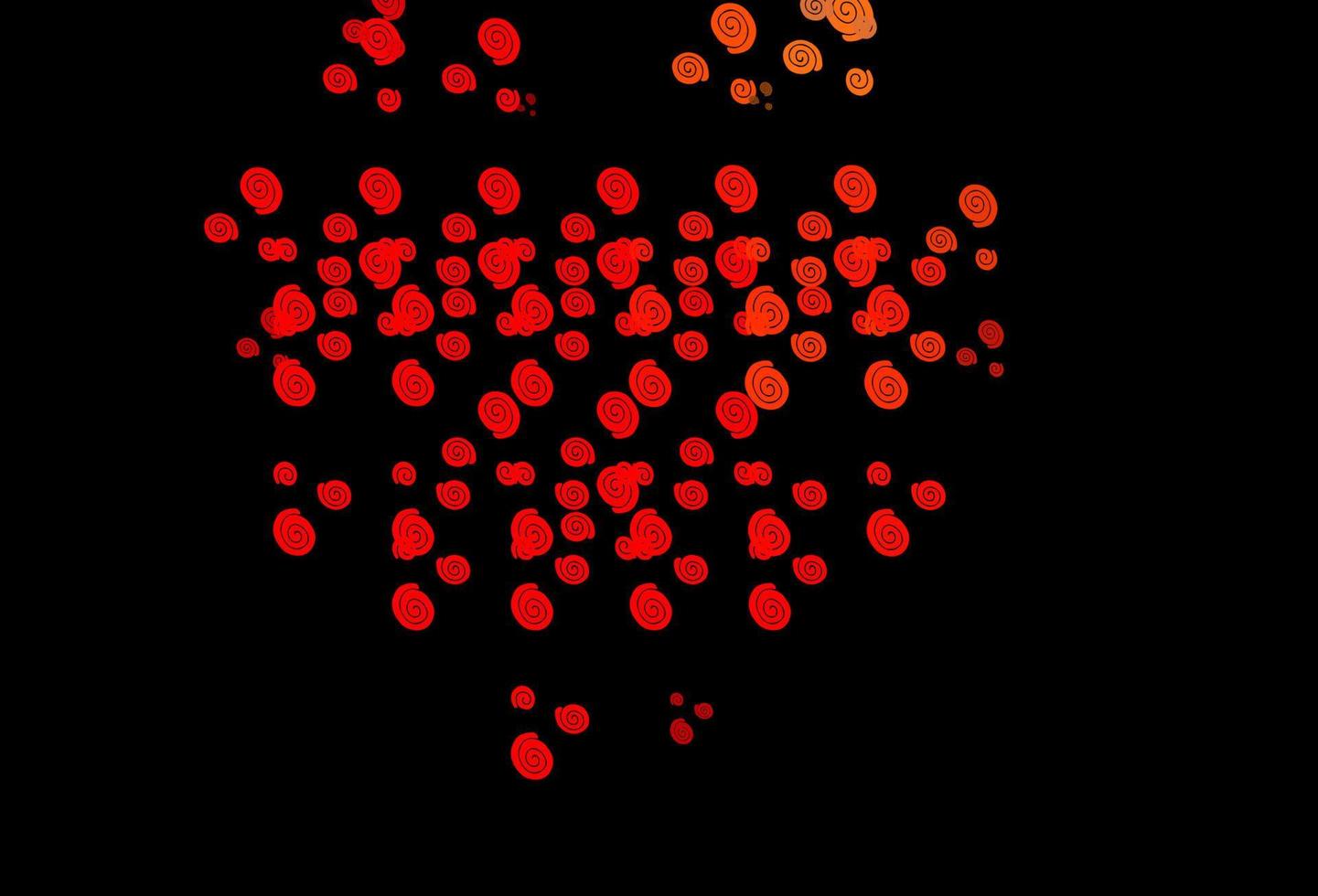 Dark Red vector template with abstract lines.