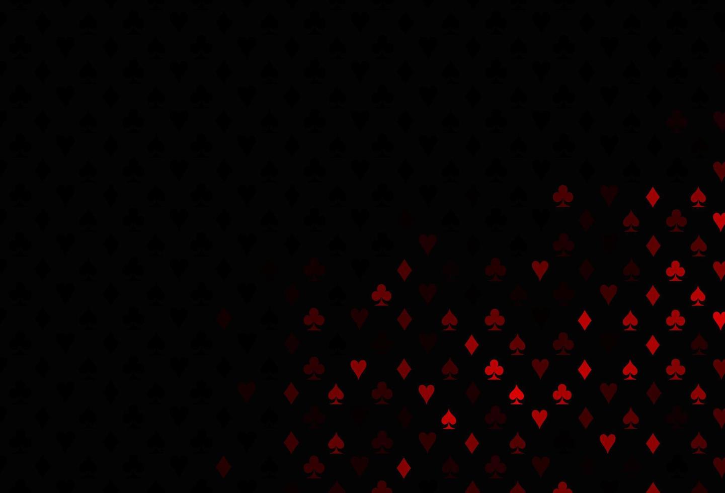 Dark red vector layout with elements of cards.