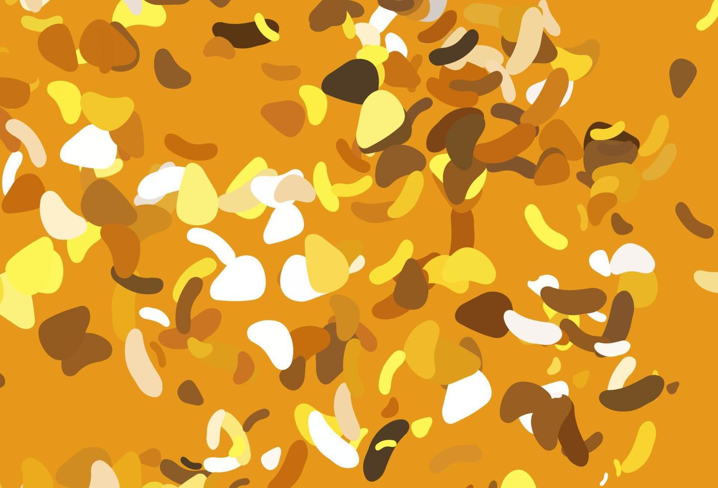 Light yellow, orange vector background with abstract forms.