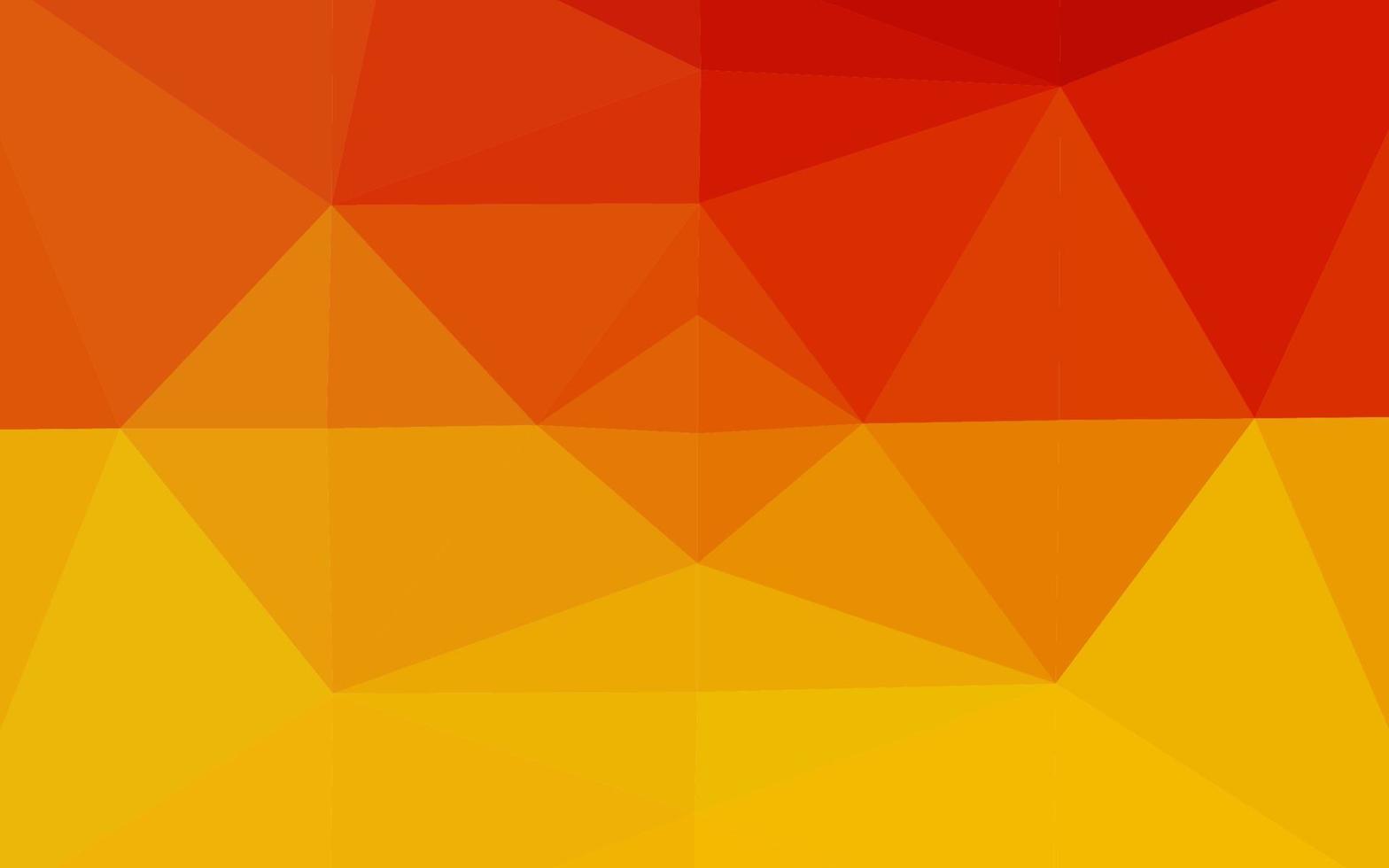 Light Orange vector triangle mosaic cover.
