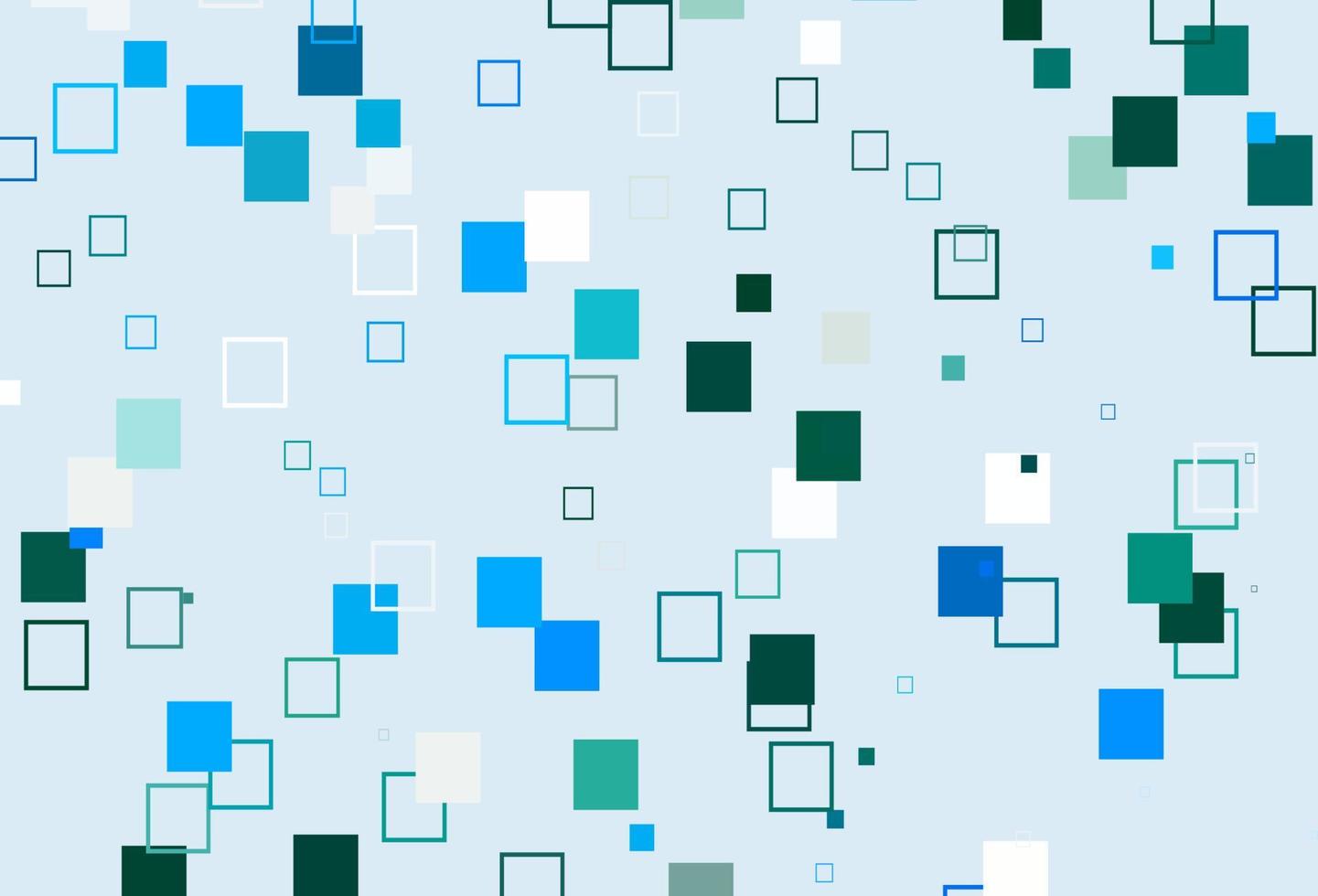 Light Blue, Green vector template with square style.