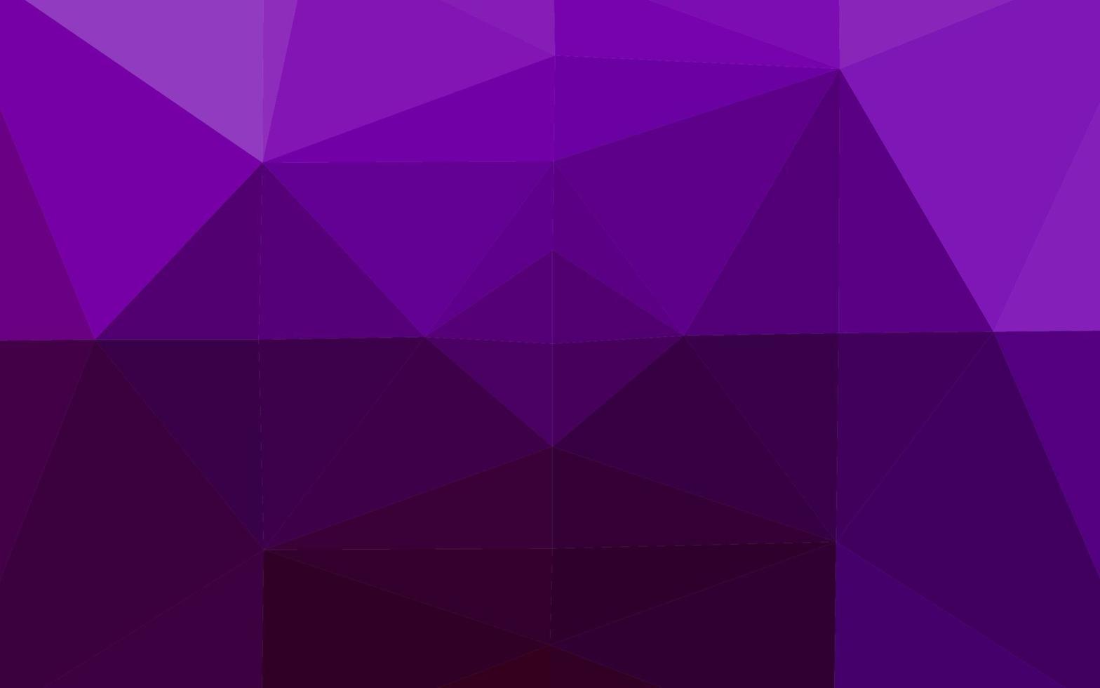 Dark Purple vector polygonal background.