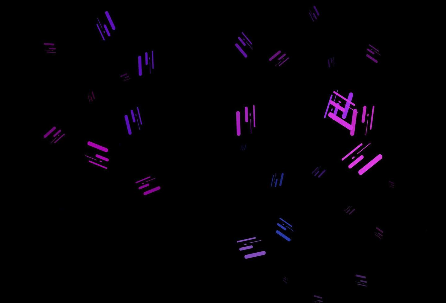 Dark pink, blue vector backdrop with long lines.