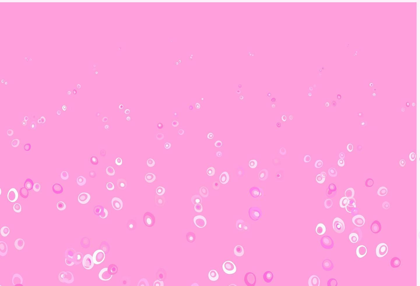 Light Pink vector cover with spots.