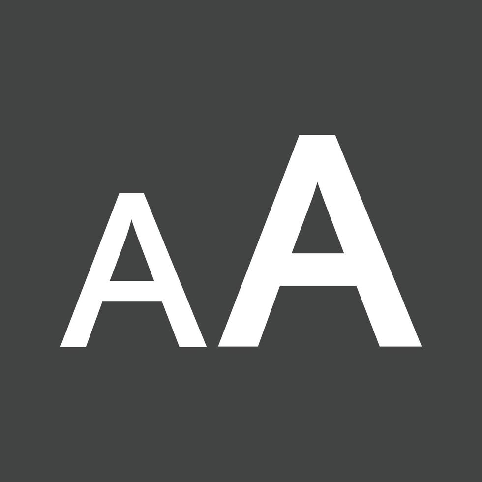 Font Size Glyph Inverted Icon 14309934 Vector Art at Vecteezy