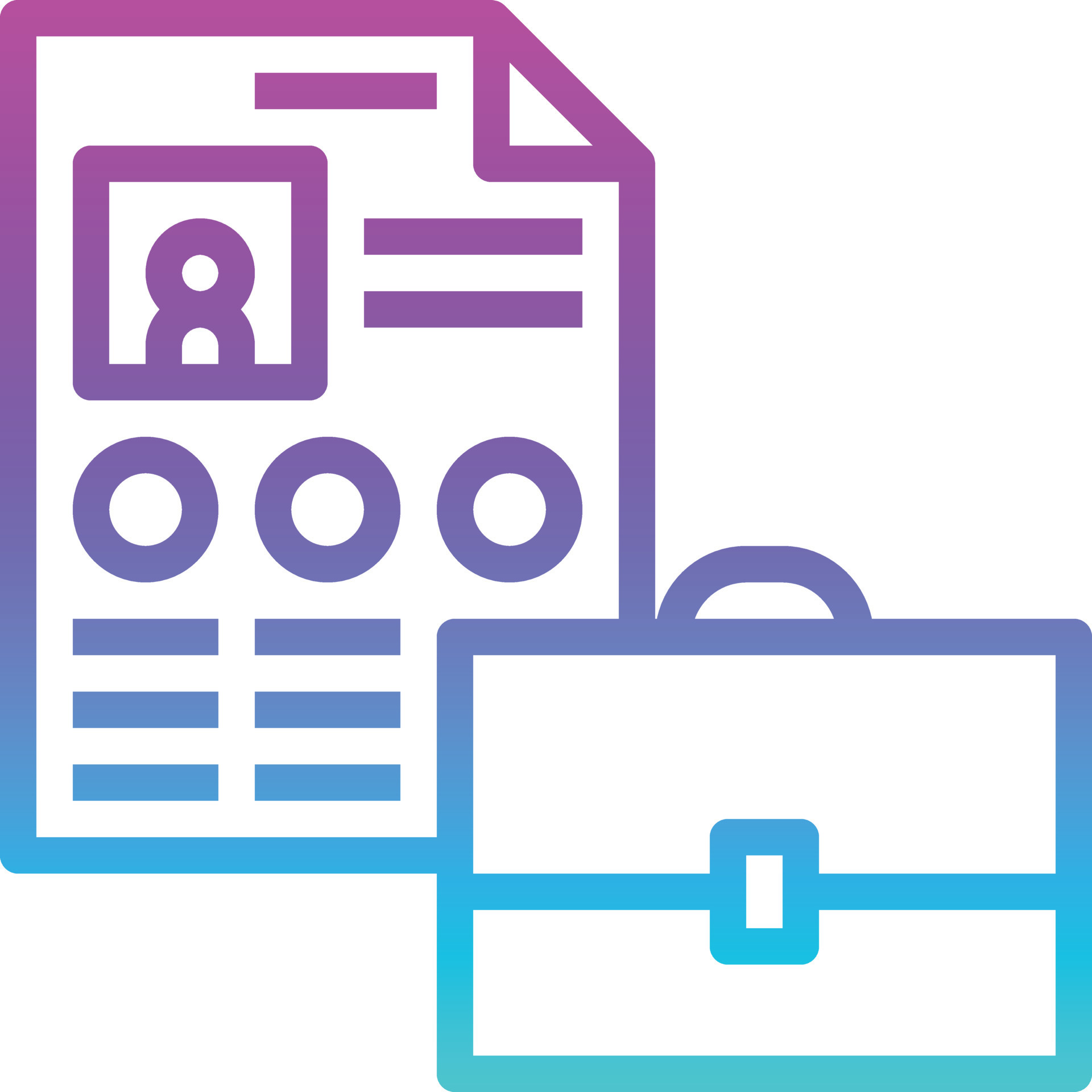 Portfolio Report Resume Business Gradient Icon 14310039 Vector Art At portfolio-report-resume-business-gradient-icon-14310039-vector-art-at