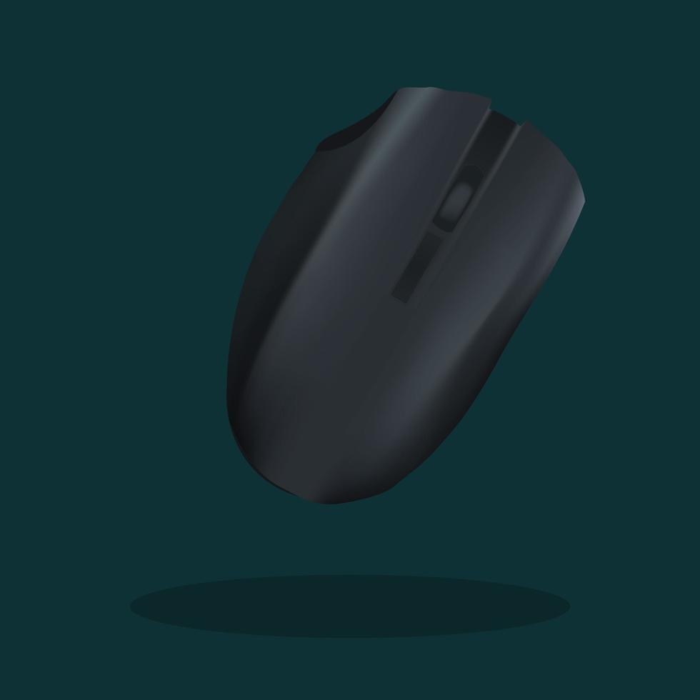 realistic computer mouse vector