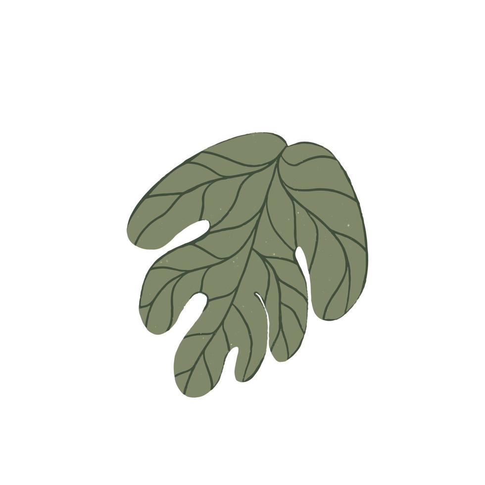 Green Plant of the dinosaur period vector