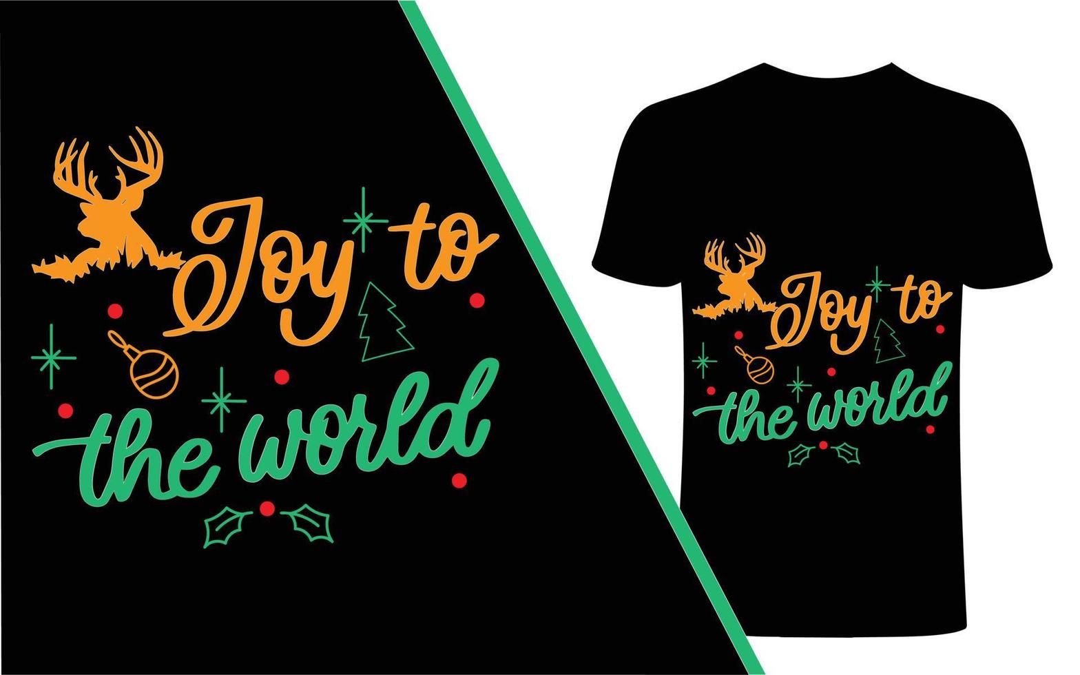 Joy to the world t shirt design vector