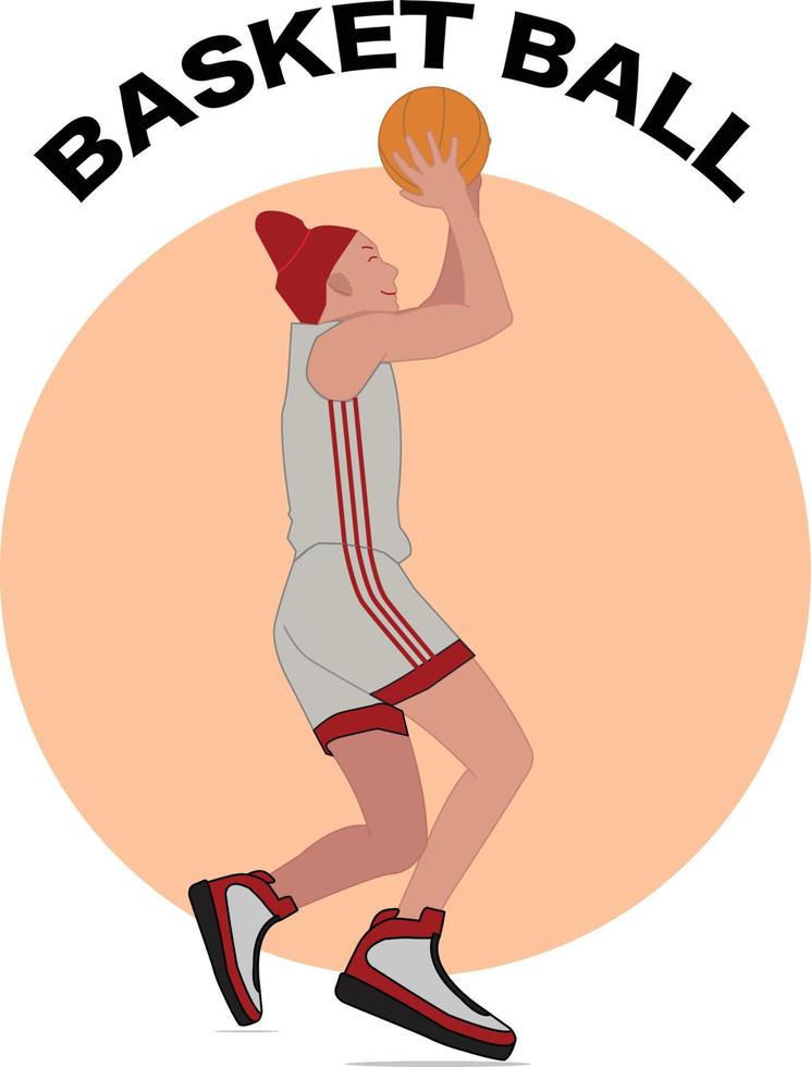 Basketball Player SlamDunk Vector