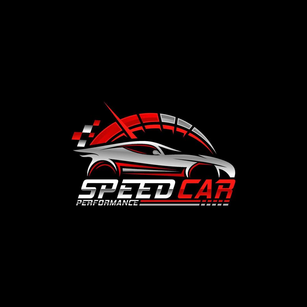 Auto speed logo template vector