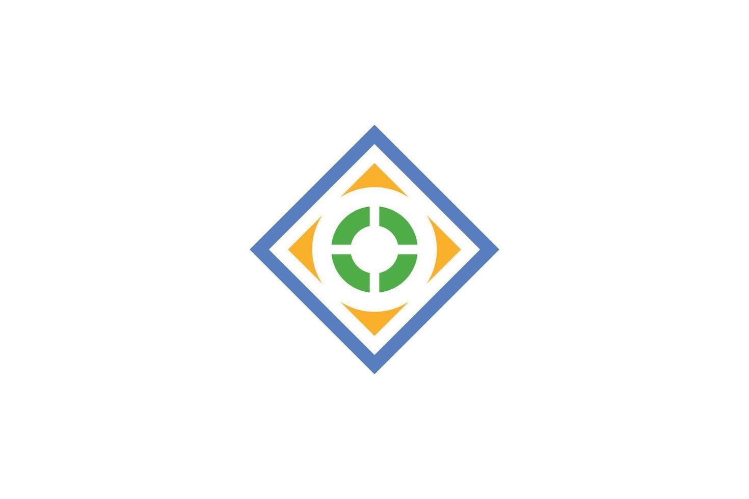 Letter O Colorful Logo vector
