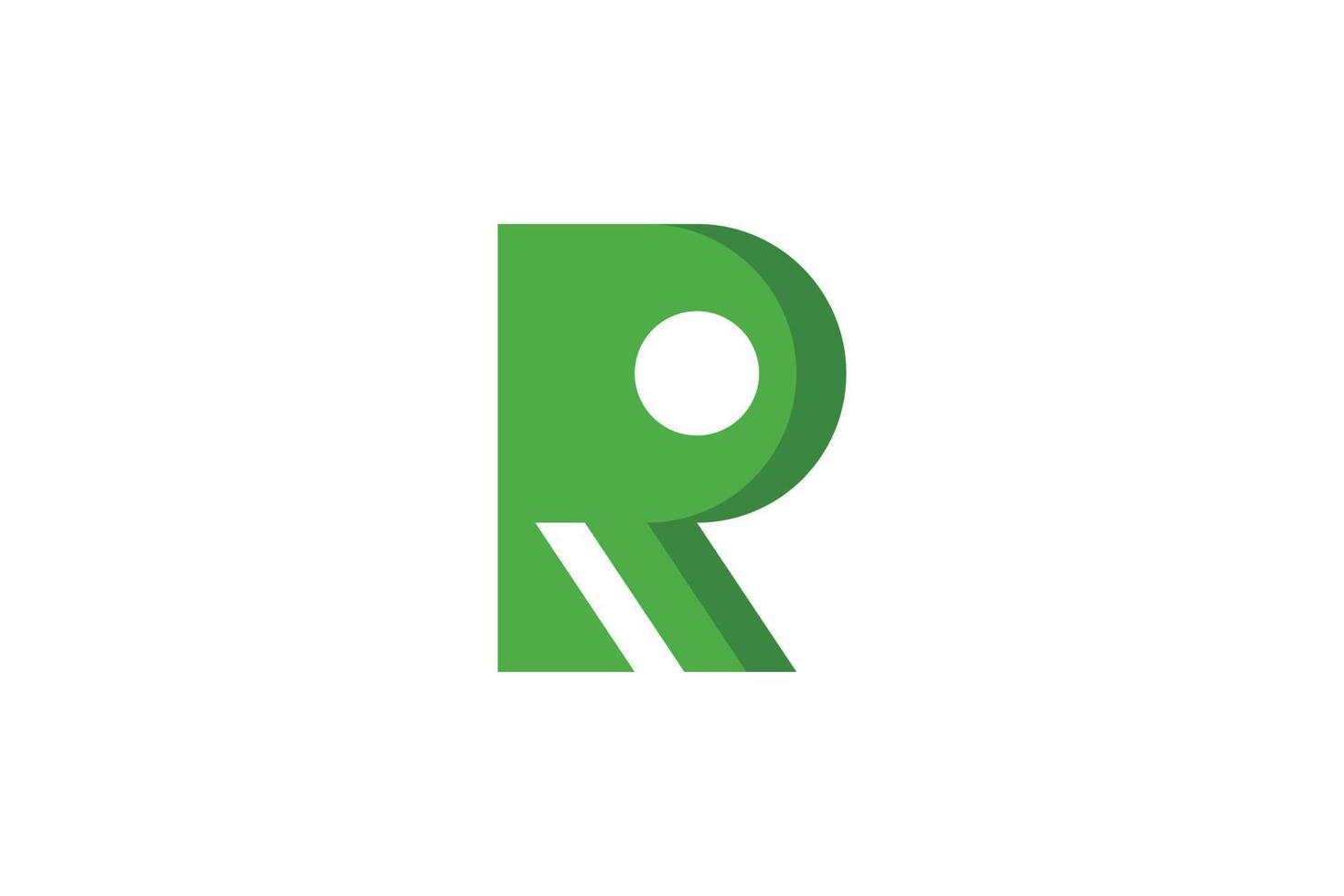 Abstract R Letter Logo vector